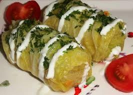Голубцы рыбные из китайской капусты